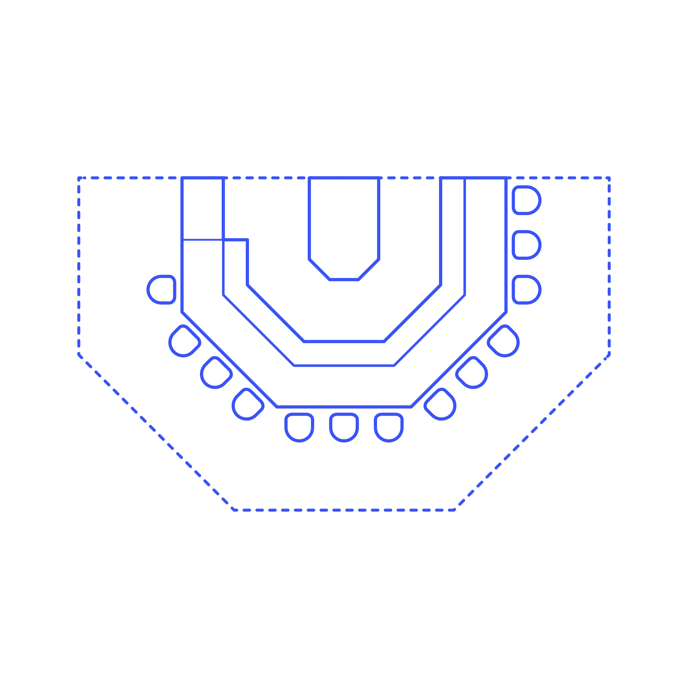 Layouts Bars Octagon Partial Realistic Outline Svg Vector Free Vectors